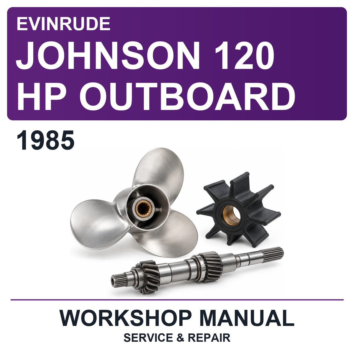 1985 Evinrude Johnson 120 HP Outboard Workshop Service & Repair Manual