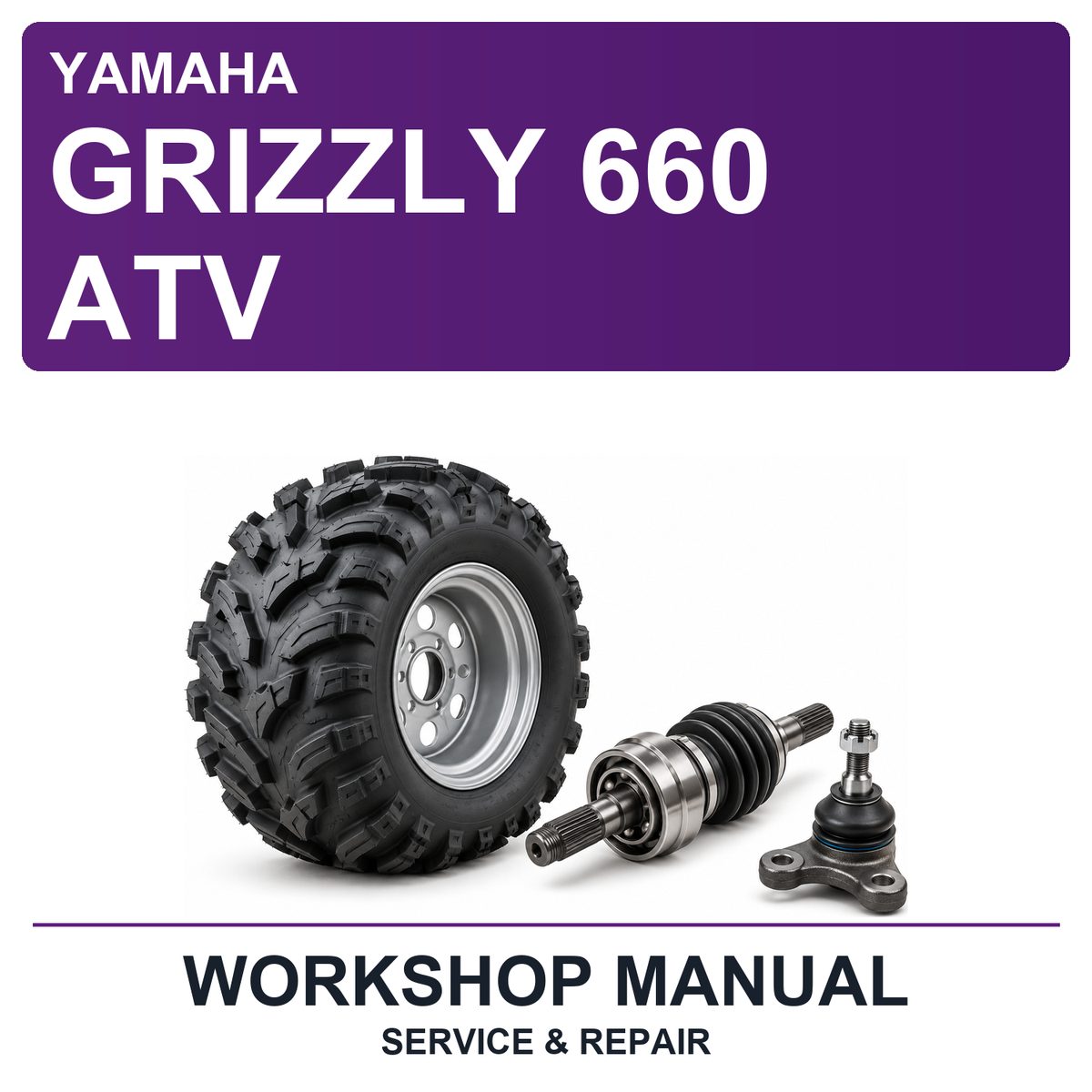 Yamaha Grizzly 660 ATV Workshop Service & Repair Manual
