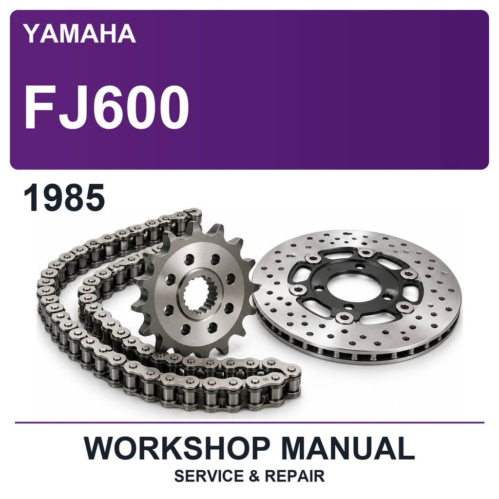 1985 Yamaha FJ600 Workshop Service & Repair Manual