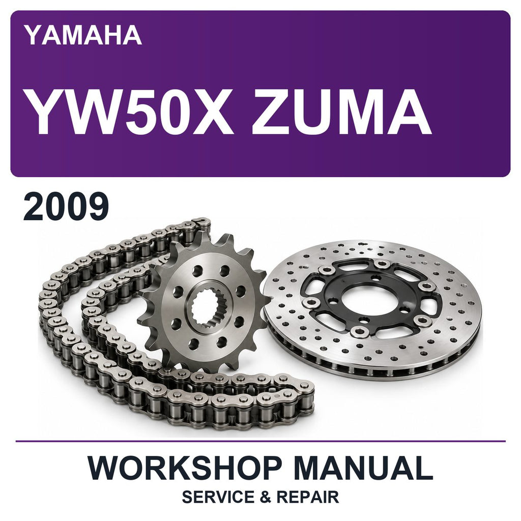 2009 Yamaha YW50X Zuma Workshop Service & Repair Manual