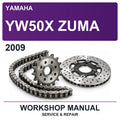 2009 Yamaha YW50X Zuma Workshop Service & Repair Manual