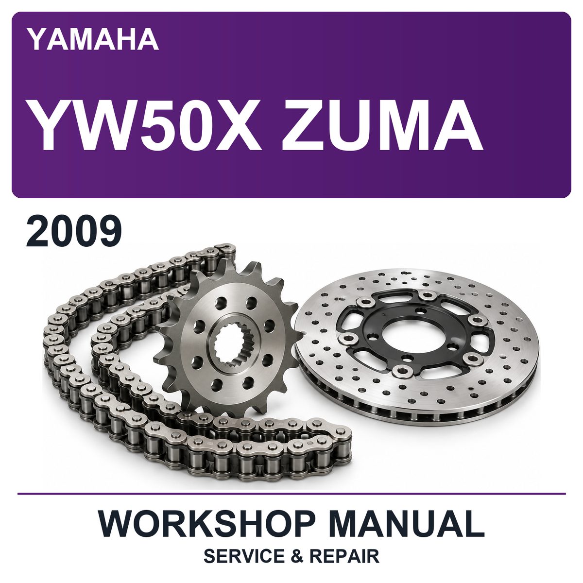 2009 Yamaha YW50X Zuma Workshop Service & Repair Manual