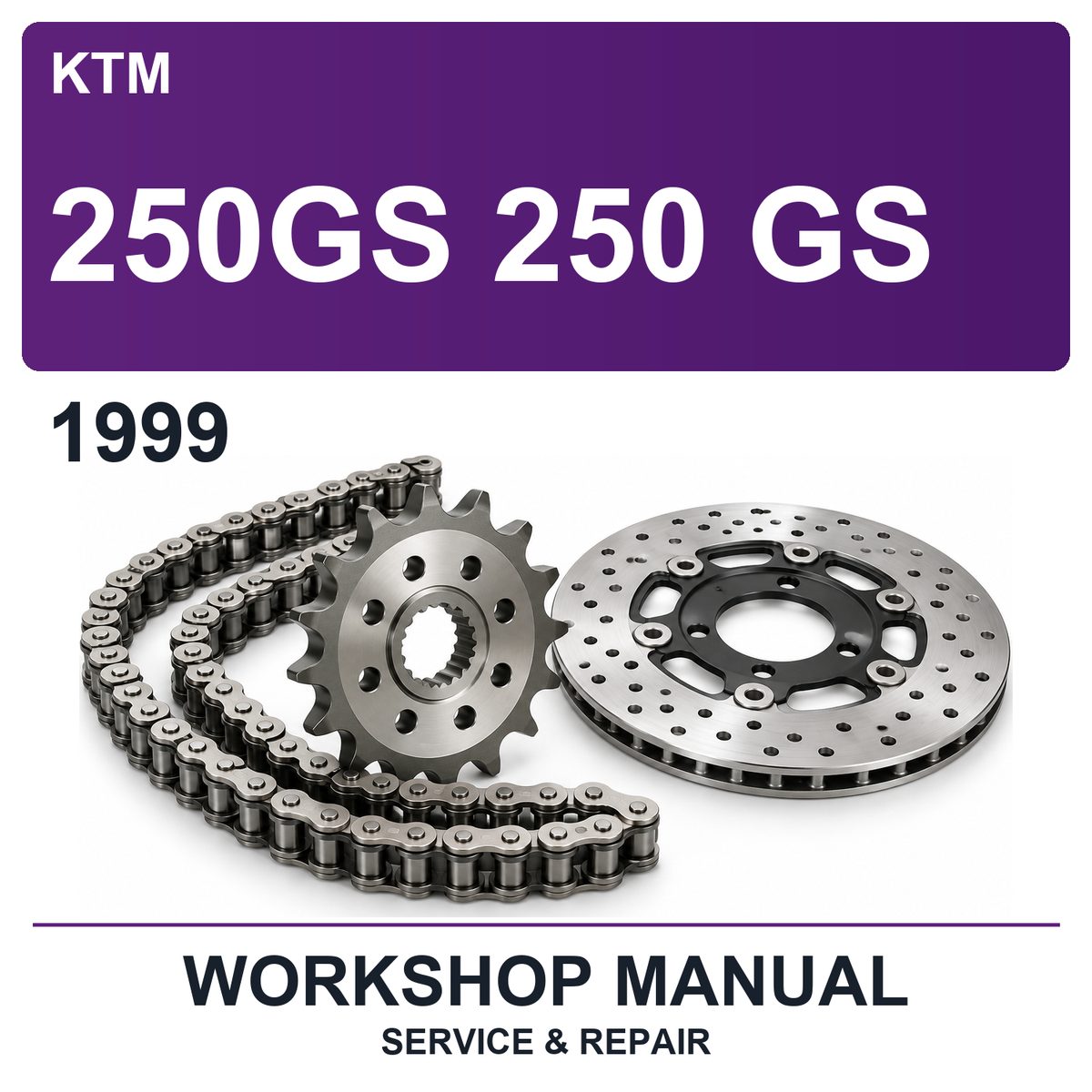 1999 KTM 250GS 250 GS Workshop Service & Repair Manual