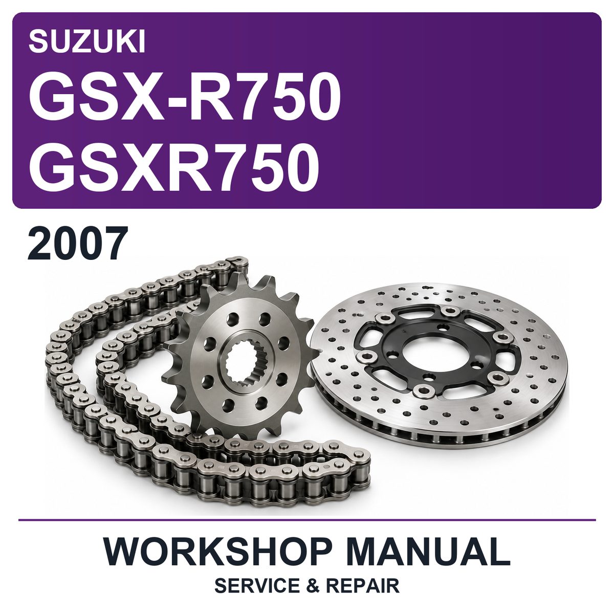 2007 Suzuki GSX-R750 GSXR750 Workshop Service & Repair Manual