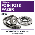 2007 Yamaha FZ1N FZ1S Fazer Workshop Service & Repair Manual