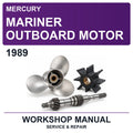 1989 Mercury Mariner Outboard Motor Workshop Service & Repair Manual