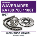 1997 Yamaha Waveraider RA700 760 1100T Workshop Service & Repair Manual