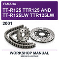 2001 Yamaha TT-R125 TTR125 And TT-R125LW TTR125LW Workshop Service & Repair Manual