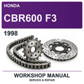 1998 Honda CBR600 F3 Workshop Service & Repair Manual