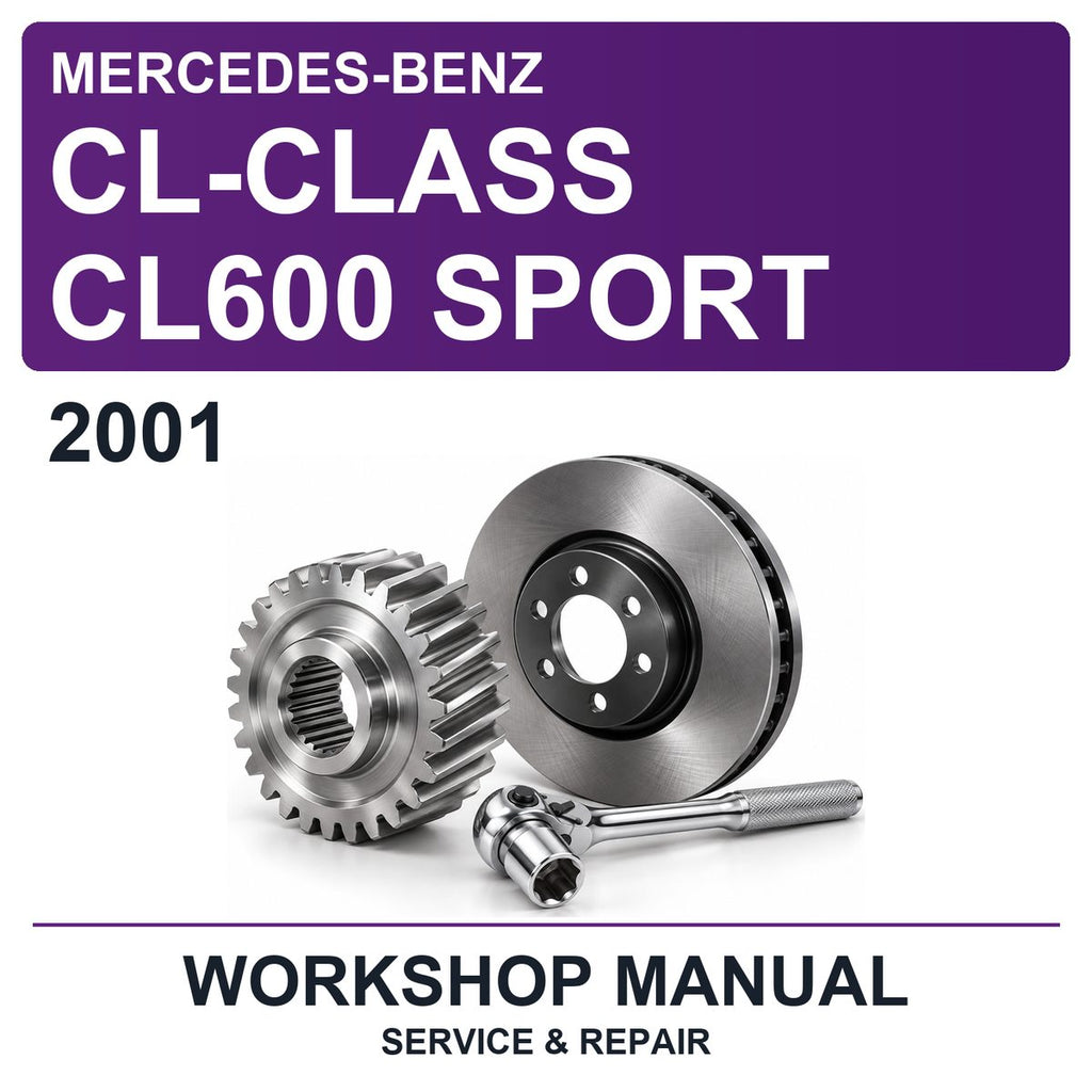 2001 Mercedes-Benz CL-Class CL600 Sport Workshop Service & Repair Manual