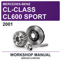2001 Mercedes-Benz CL-Class CL600 Sport Workshop Service & Repair Manual