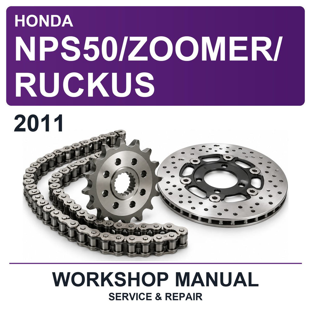 2011 Honda NPS50/ZOOMER/RUCKUS Workshop Service & Repair Manual