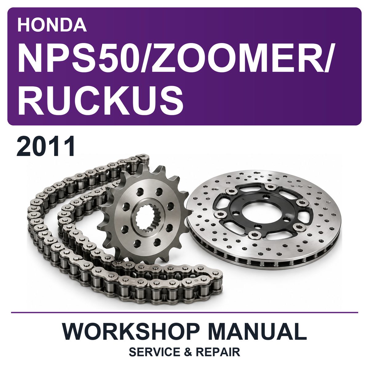 2011 Honda NPS50/ZOOMER/RUCKUS Workshop Service & Repair Manual