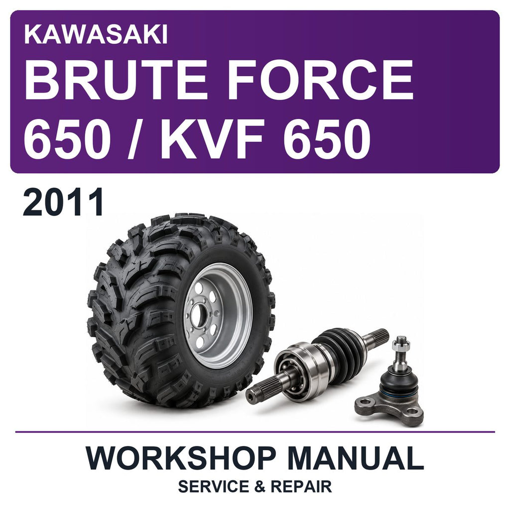 2011 Kawasaki Brute Force 650 / KVF 650 Workshop Service & Repair Manual