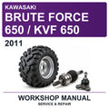 2011 Kawasaki Brute Force 650 / KVF 650 Workshop Service & Repair Manual