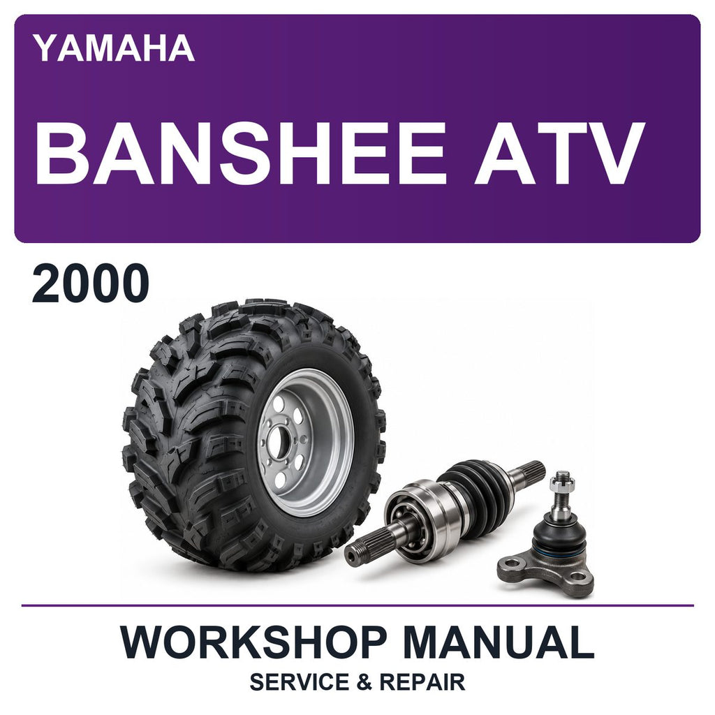 2000 Yamaha Banshee ATV Workshop Service & Repair Manual