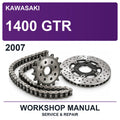 2007 Kawasaki 1400 GTR Workshop Service & Repair Manual