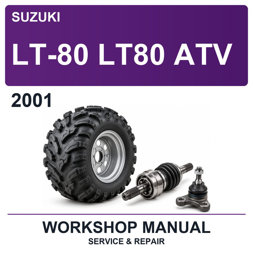 2001 Suzuki LT-80 LT80 ATV Workshop Service & Repair Manual