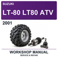 2001 Suzuki LT-80 LT80 ATV Workshop Service & Repair Manual