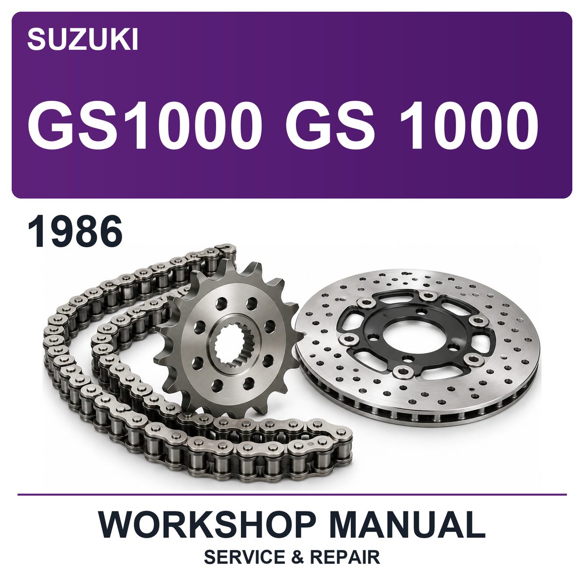 1986 Suzuki GS1000 GS 1000 Workshop Service & Repair Manual