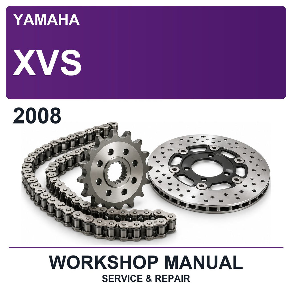 2008 Yamaha XVS Workshop Service & Repair Manual