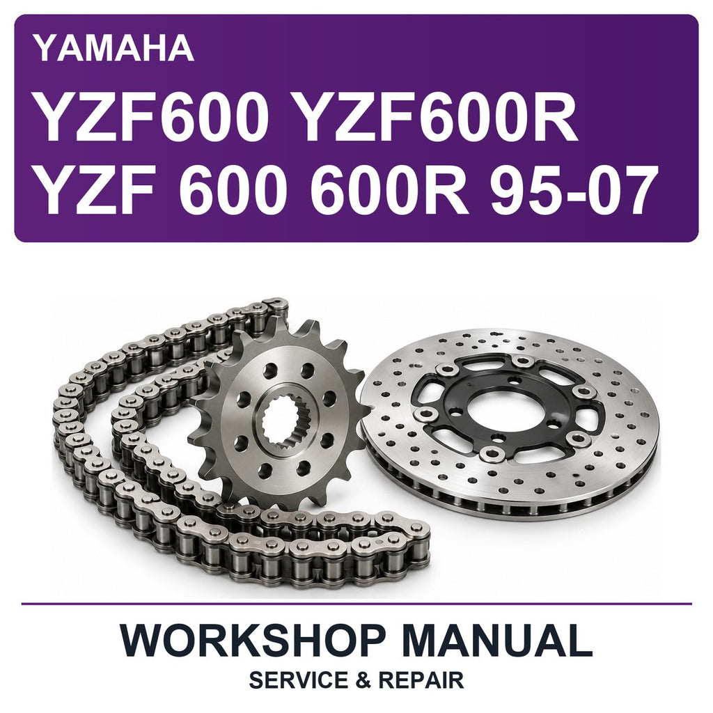 Yamaha YZF600 YZF600R YZF 600 600R 95-07 Workshop Service & Repair Manual