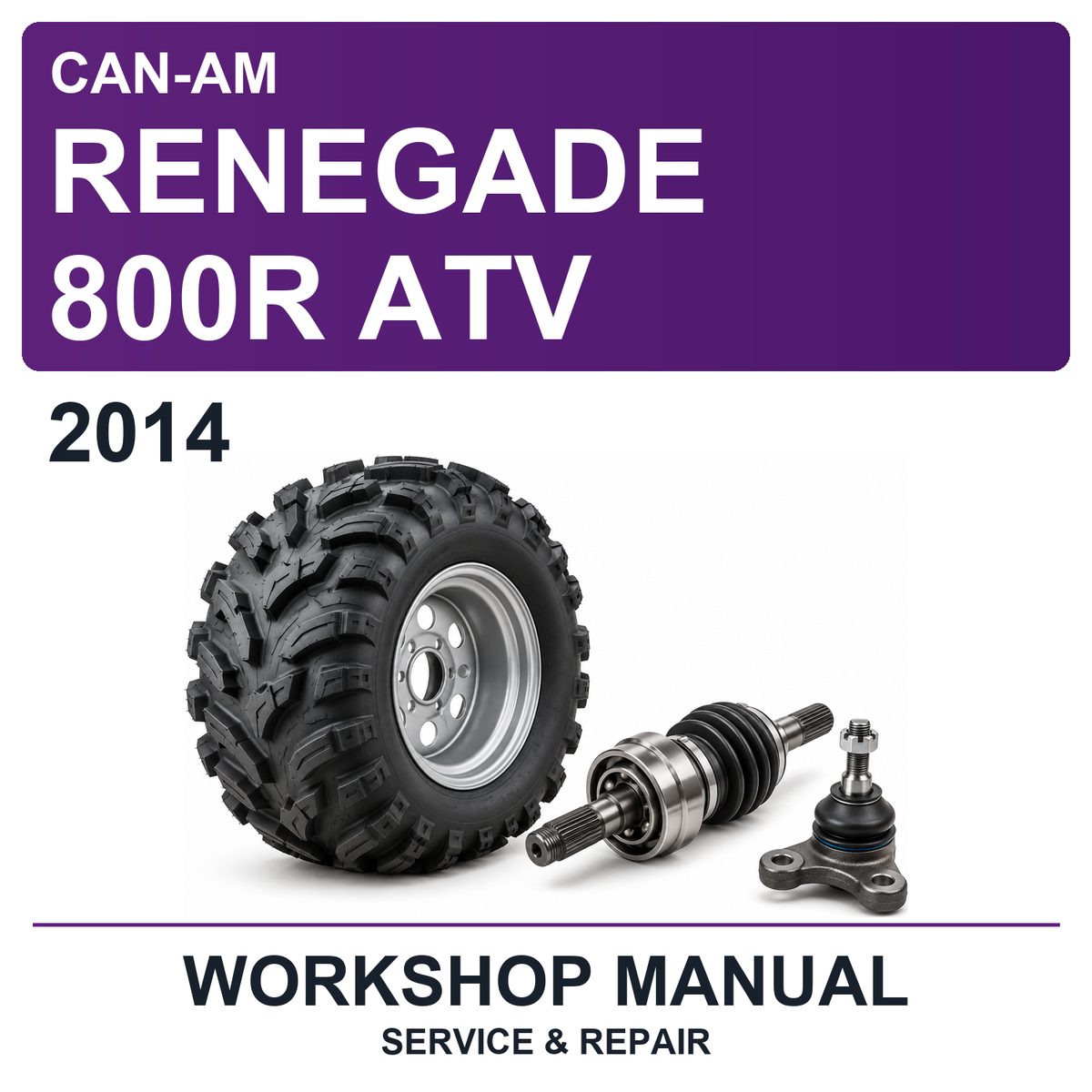 2014 Can-Am Renegade 800R ATV Workshop Service & Repair Manual