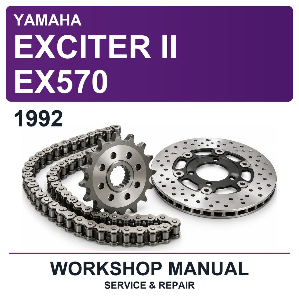 1992 Yamaha Exciter II EX570 Workshop Service & Repair Manual