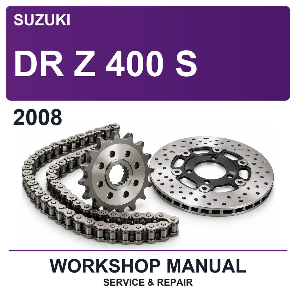 2008 Suzuki DR Z 400 S Workshop Service & Repair Manual
