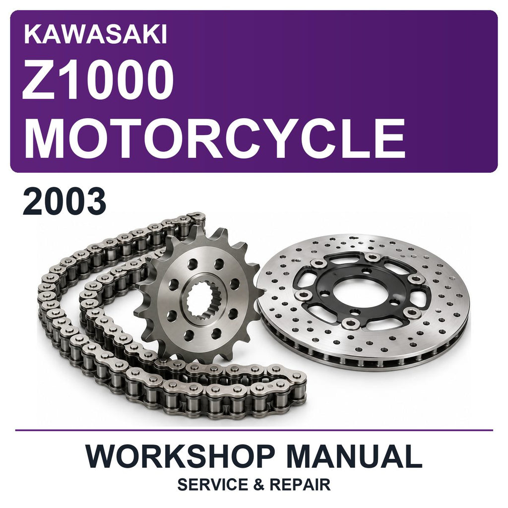 2003 Kawasaki Z1000 Motorcycle Workshop Service & Repair Manual