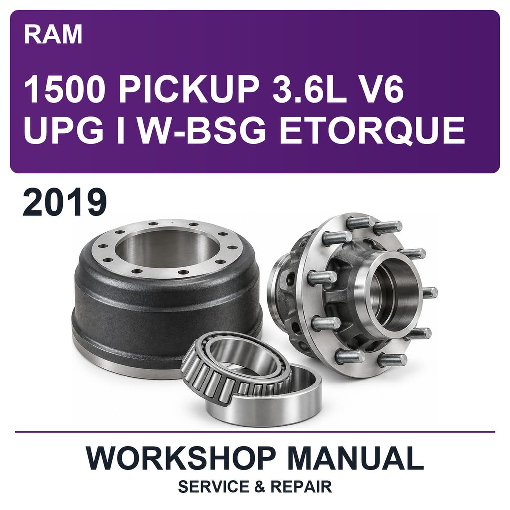 2019 Ram 1500 Pickup 3.6L V6 UPG I W-BSG Etorque Workshop Service & Repair Manual