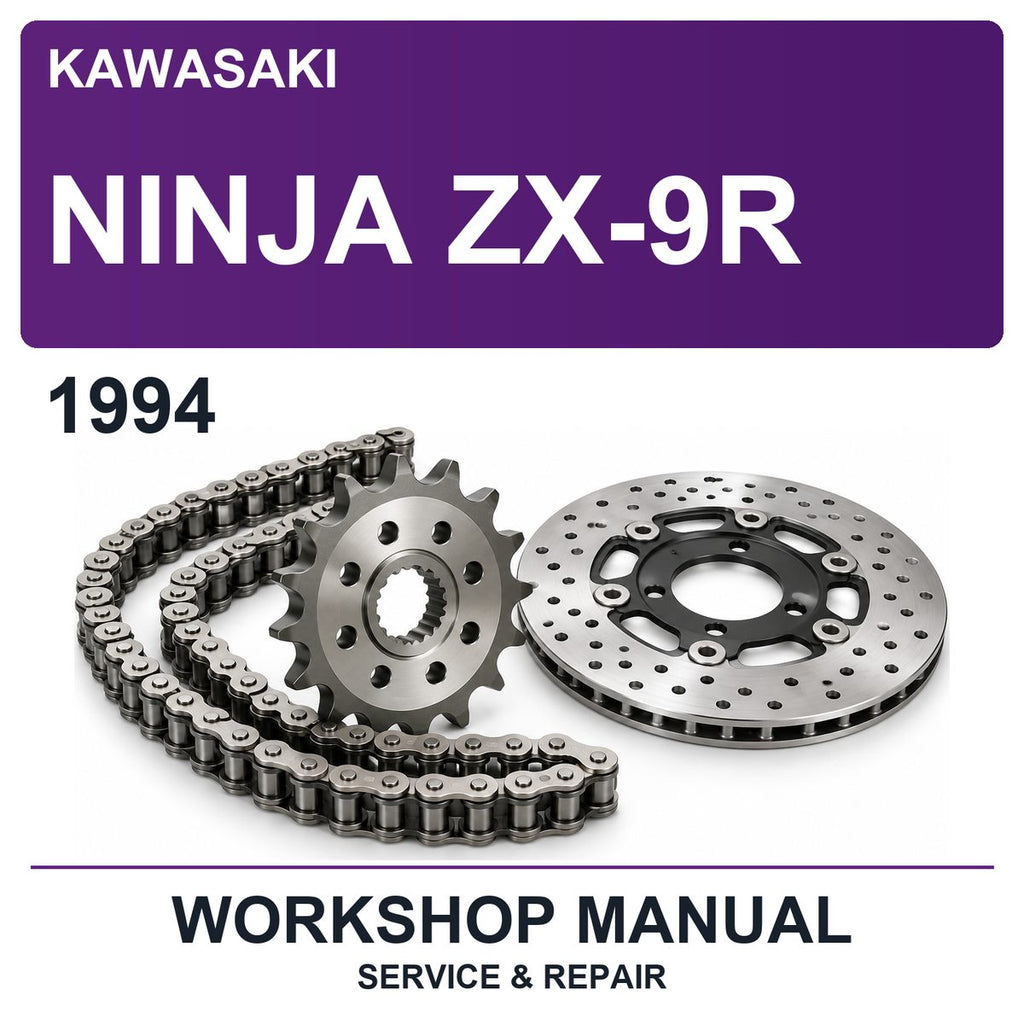 1994 Kawasaki Ninja ZX-9R Workshop Service & Repair Manual