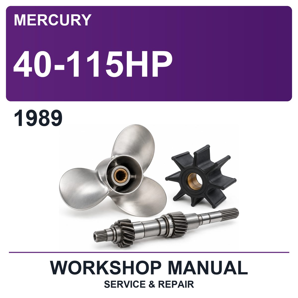 1989 Mercury 40-115HP Workshop Service & Repair Manual