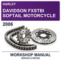2006 Harley Davidson Fxstbi Softail Motorcycle Workshop Service & Repair Manual