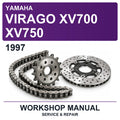 1997 Yamaha Virago XV700 XV750 Workshop Service & Repair Manual
