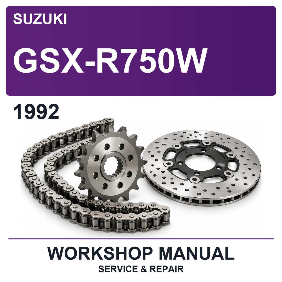 1992 Suzuki Gsx-R750W Workshop Service & Repair Manual