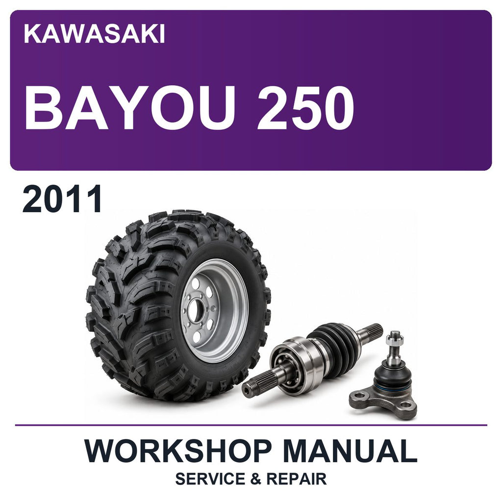 2011 Kawasaki Bayou 250 Workshop Service & Repair Manual