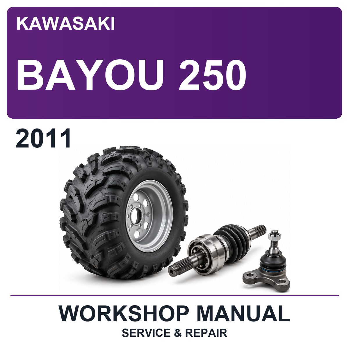 2011 Kawasaki Bayou 250 Workshop Service & Repair Manual