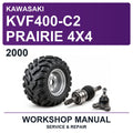 2000 Kawasaki KVF400-C2 Prairie 4X4 Workshop Service & Repair Manual