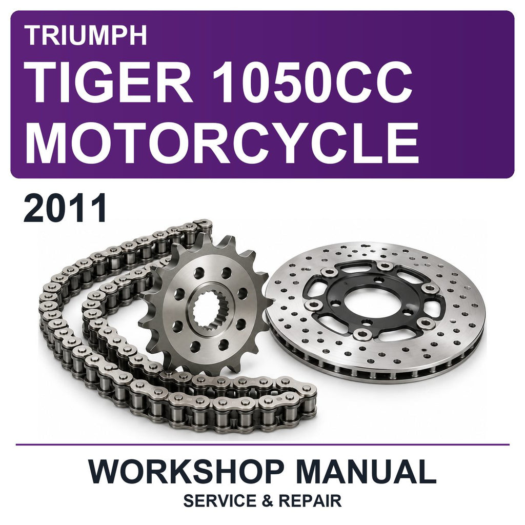 2011 Triumph Tiger 1050CC Motorcycle Workshop Service & Repair Manual