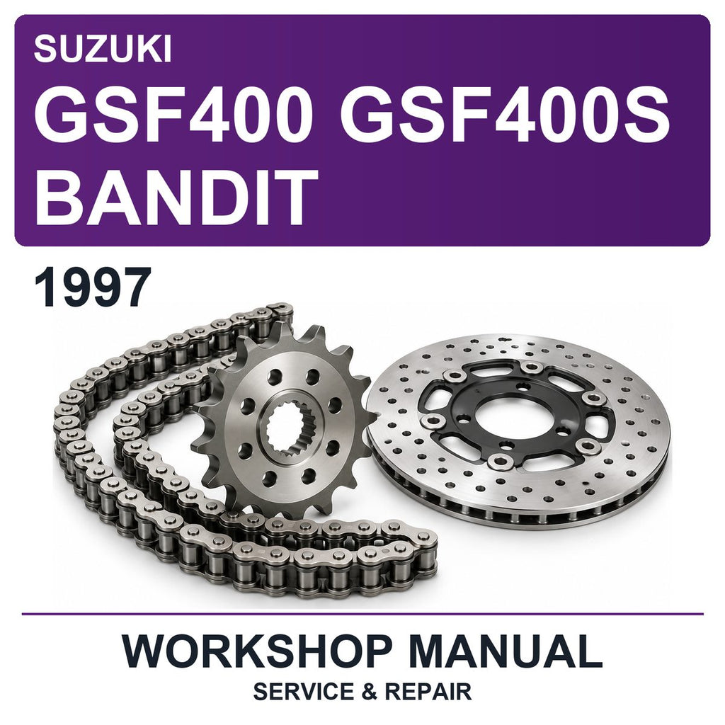 1997 Suzuki GSF400 GSF400S Bandit Workshop Service & Repair Manual