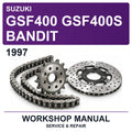 1997 Suzuki GSF400 GSF400S Bandit Workshop Service & Repair Manual