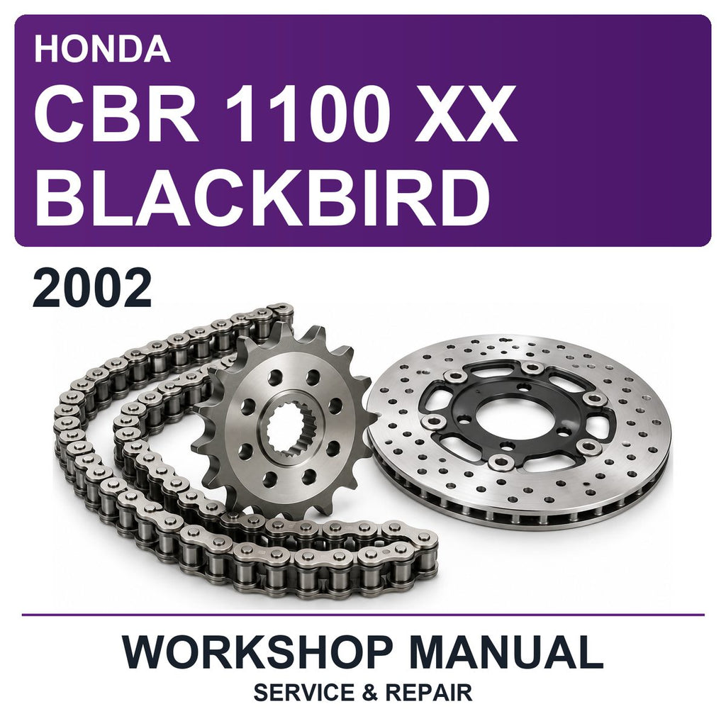 2002 Honda CBR 1100 XX Blackbird Workshop Service & Repair Manual