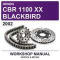 2002 Honda CBR 1100 XX Blackbird Workshop Service & Repair Manual