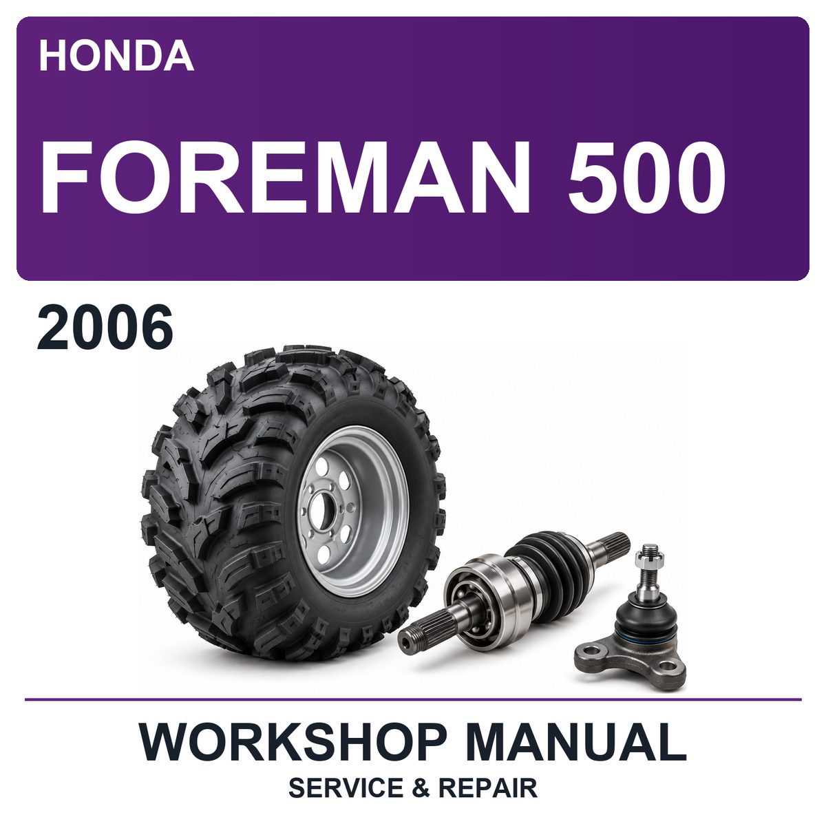 2006 Honda Foreman 500 Workshop Service & Repair Manual