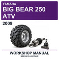 2009 Yamaha BIG Bear 250 ATV Workshop Service & Repair Manual