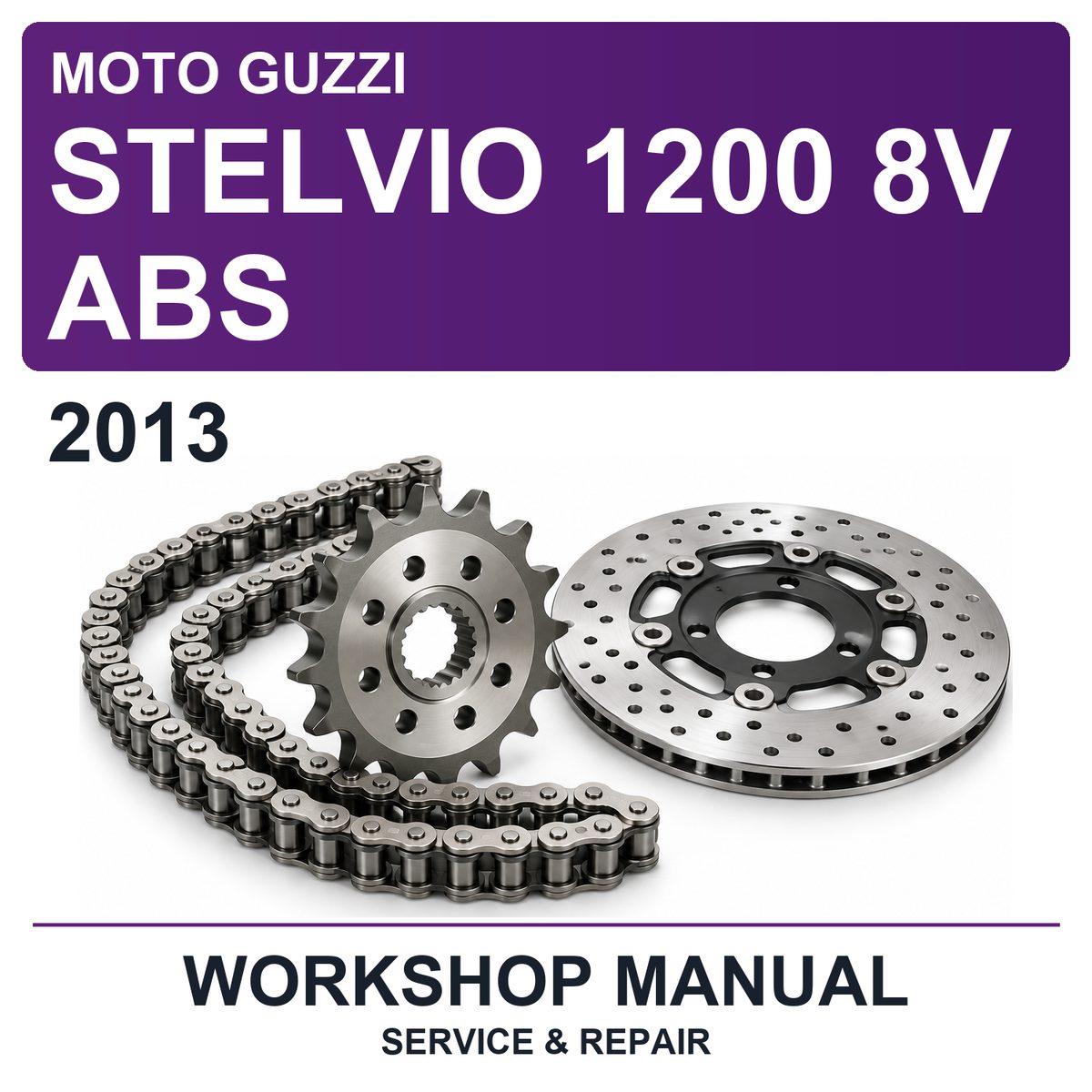 2013 Moto Guzzi Stelvio 1200 8V ABS Workshop Service & Repair Manual