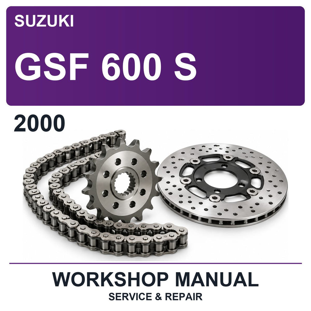 2000 Suzuki GSF 600 S Workshop Service & Repair Manual