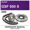 2000 Suzuki GSF 600 S Workshop Service & Repair Manual