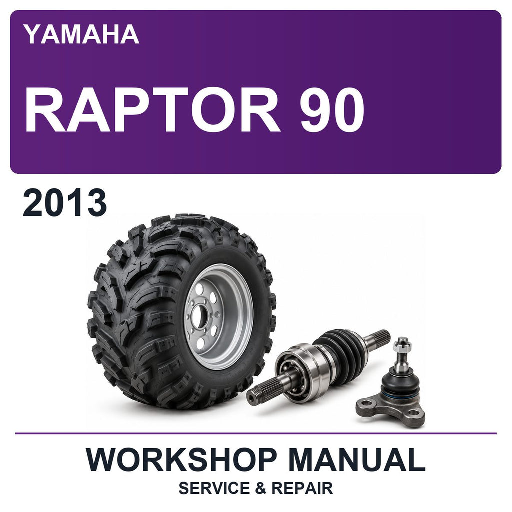 2013 Yamaha Raptor 90 Workshop Service & Repair Manual